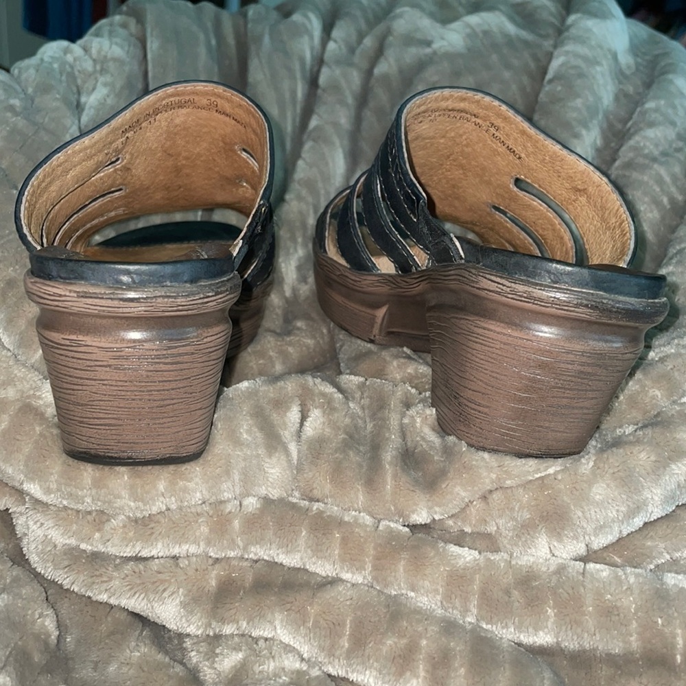 Sanita 9/EU39 leather Sandals made in Portugal - Picture 16 of 17